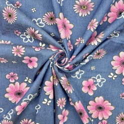 Flower Dreams Chambray Denim Fabric -Ernst Fabric Store 8204A255 DC9C 4CD1 A5B1 1444259429E2