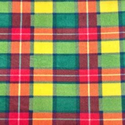 Multicoloured Checkered Anti Pill Polar Fleece Fabric