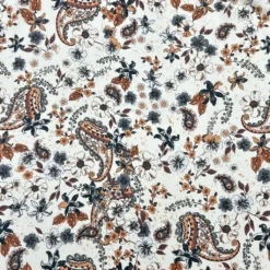 Flowers And Paisleys Viscose Lawn Fabric -Ernst Fabric Store 86B0E517 BB94 4296 9AA1 D5CEE9B57E70