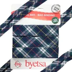 Tartan Polycotton Bias Binding Tape - 5 Metres -Ernst Fabric Store 87