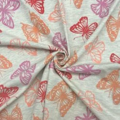 Glitter Butterflies Melange Cotton Jersey Fabric -Ernst Fabric Store 888BD918 4606 470E 8842 641F835CDF00