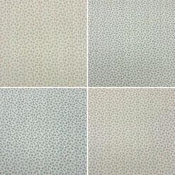 Simple Flowers Cotton Seersucker Fabric