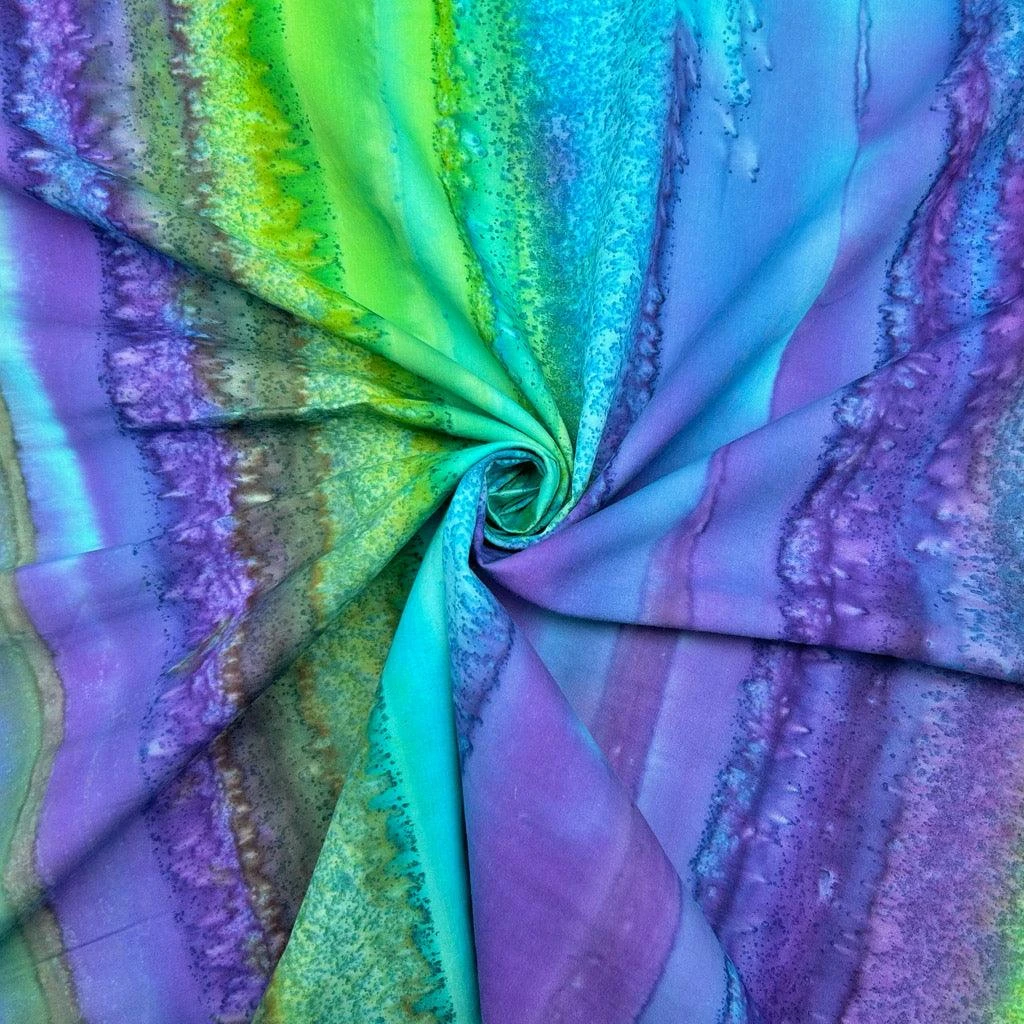 Striped Cotton Batik Fabric 8 Striped Cotton Batik Fabric - Image 8