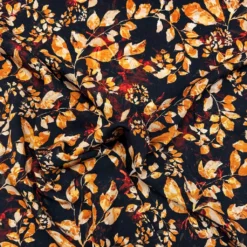 All Over Leaves Viscose Twill Fabric -Ernst Fabric Store 8FE63A60 7FBC 4AD8 B940 FB2FA19DCF31