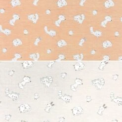 Woodland Animals Bamboo Cotton Jersey Fabric