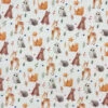Woodland Animals Brushed Cotton Fabric