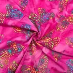 Multicoloured Butterflies Cotton Batik Fabric -Ernst Fabric Store 9675743A FA7E 407A ABAF 193999F90457
