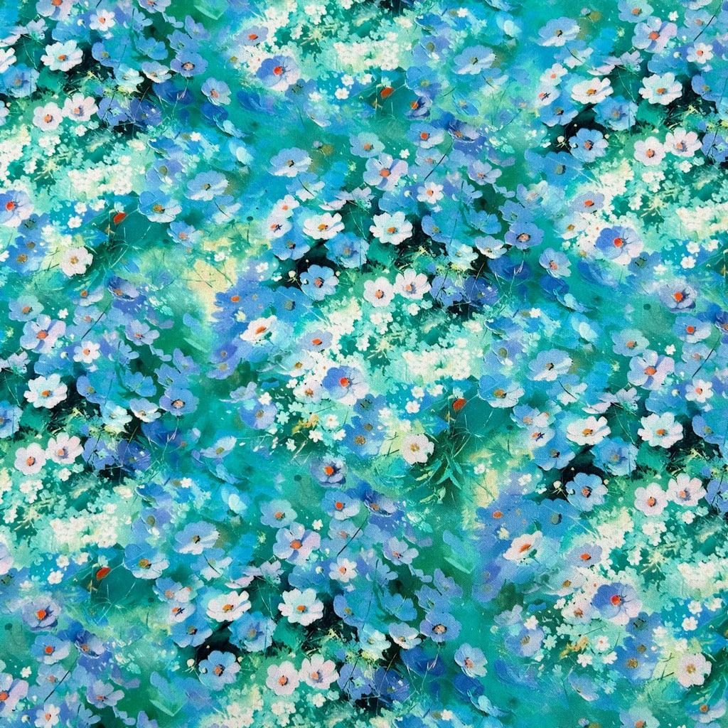 Elegant Gardens Viscose Twill Fabric 5 Elegant Gardens Viscose Twill Fabric - Image 5