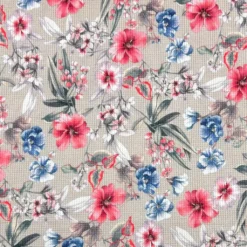 Vibrant Floral Waffle Jersey Fabric -Ernst Fabric Store 98992AE8 2092 4803 B78E EF93CB37D576