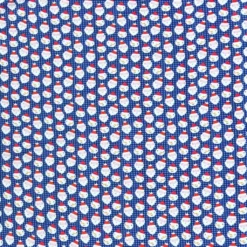 Santa On Navy 100% Cotton Jersey Fabric