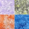 Ink Wave Tie-Dye Linen Mix Fabric