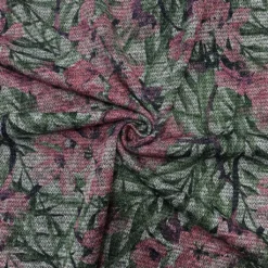 Pink Flowers Lurex Jersey Fabric -Ernst Fabric Store 9B66B5B6 AE21 437B 9029 F102B3799586