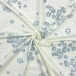 Blue Flower Patterns 100% Cotton Jersey Fabric -Ernst Fabric Store 9BB86F30 7FCE 4D0E 9A9E 4B1CD6D7EC5D