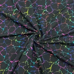 Multicoloured Lightning Effect On Black French Terry Fabric 5 Multicoloured Lightning Effect On Black French Terry Fabric -Ernst Fabric Store 9C8E5546 DD61 40BB 9CB7 CD7105A7F0A6