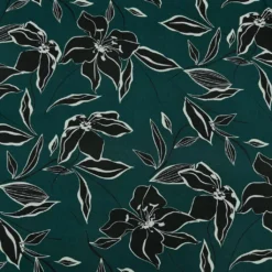 Black Floral Stretch Polyester Fabric -Ernst Fabric Store 9E809DFA 5F30 448B 9936 196DF24D97ED