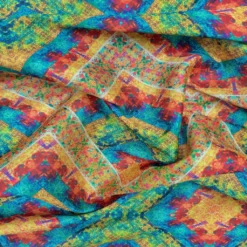 Teal Tango Faux Silk Fabric -Ernst Fabric Store 9F3AC1D7 F5DF 43D2 9A80 FA258221BFB3