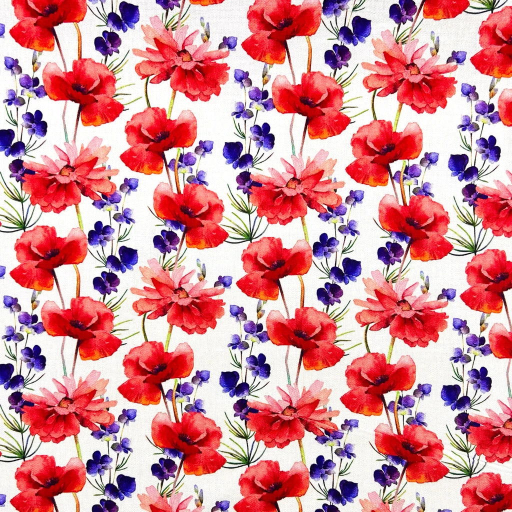 Floral Fiesta Linen Viscose Fabric 1 Floral Fiesta Linen Viscose Fabric