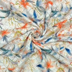 Floral Whisper Digital Embroidered Polycotton Fabric 12 Floral Whisper Digital Embroidered Polycotton Fabric -Ernst Fabric Store A0581582 C16A 4FD5 802B B5561B4B171F