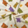 Gummy Bears On Cream Anti Pill Polar Fleece Fabric