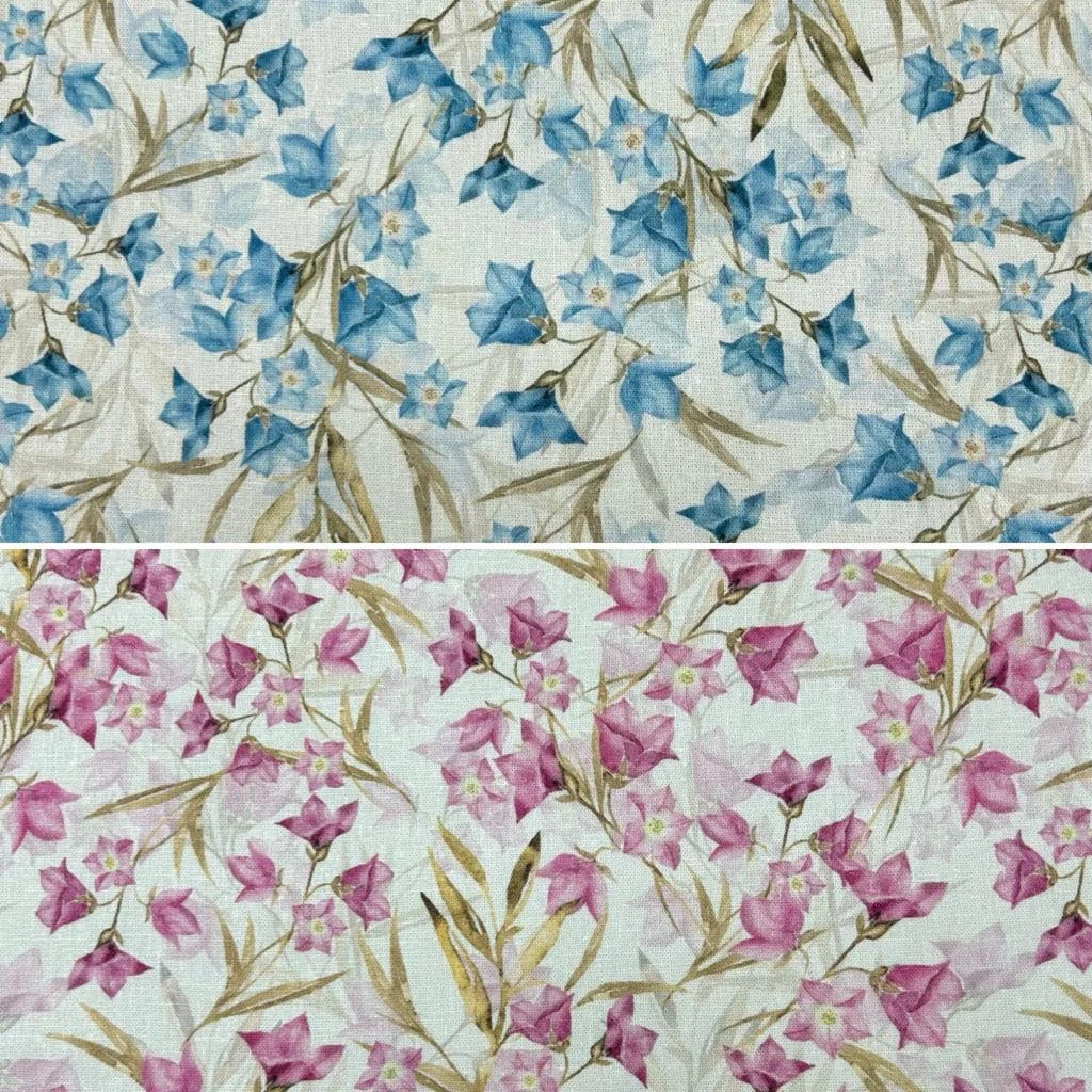 All Over Blooms Linen Viscose Fabric 1 All Over Blooms Linen Viscose Fabric