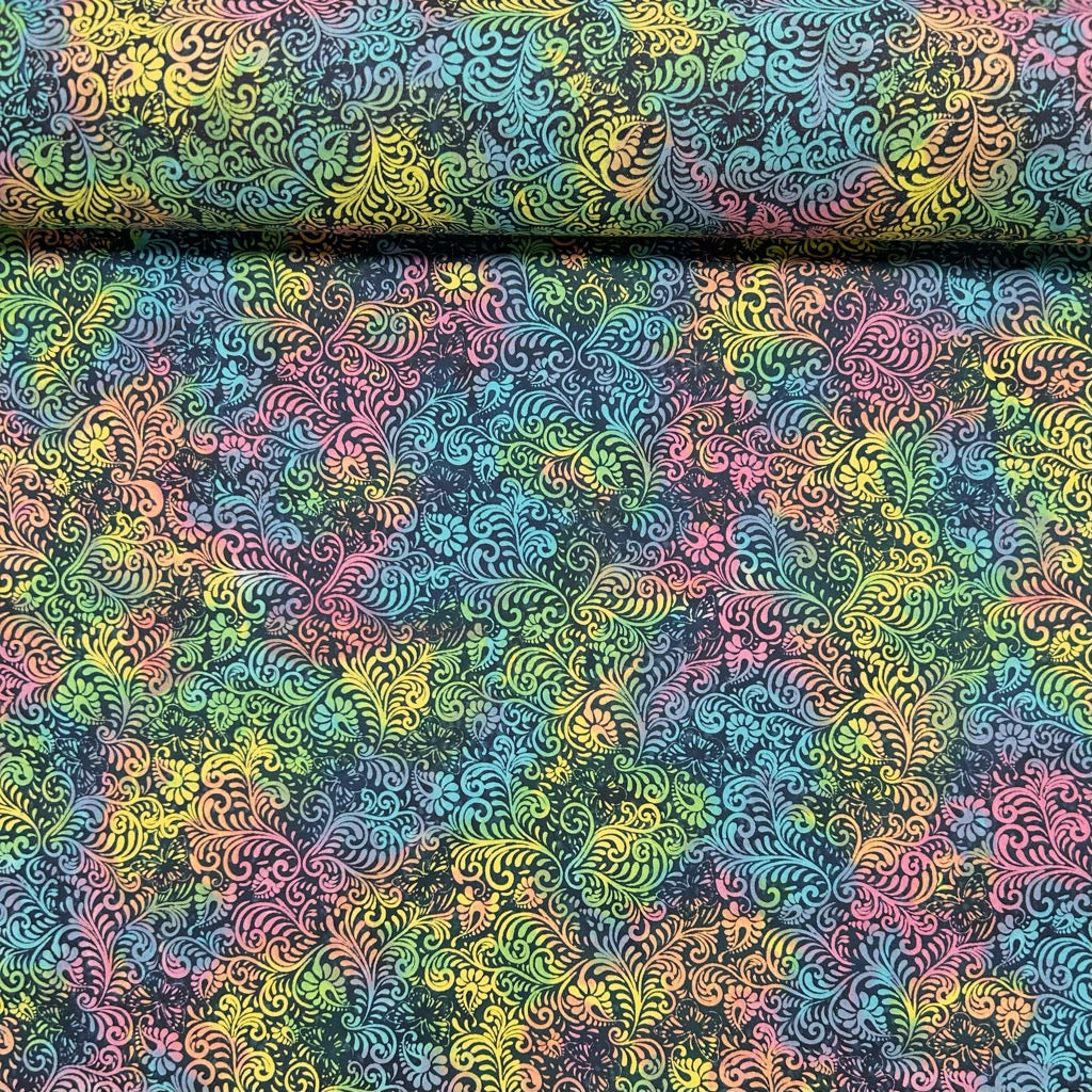 Mystic Jungle Cotton Batik Fabric 11 Mystic Jungle Cotton Batik Fabric - Image 11