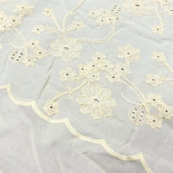 Floral Perfection Embroidered Cotton Fabric 33 Floral Perfection Embroidered Cotton Fabric -Ernst Fabric Store A65CC8EF E4B3 4409 9EE4 8AAC9177EF18