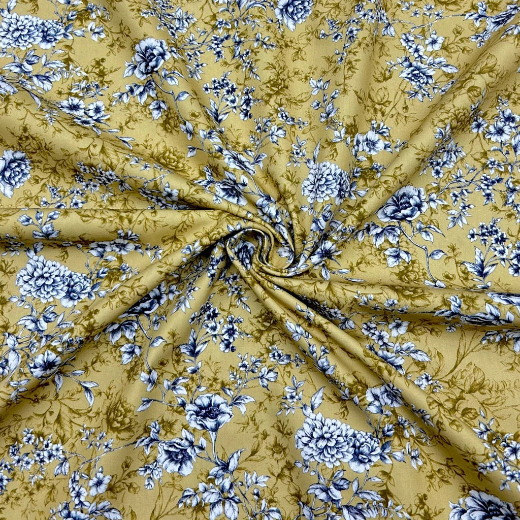 Graceful Meadow Rose & Hubble Cotton Poplin Fabric 6 Graceful Meadow Rose & Hubble Cotton Poplin Fabric - Image 6