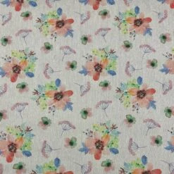 Botanic Flowers Digital Linen Look Polycotton Fabric -Ernst Fabric Store A88E3293 6CC5 48A8 A56E 561363ABEE8D