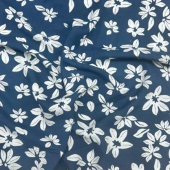 Scattered White Flowers Viscose Challis Fabric 11 Scattered White Flowers Viscose Challis Fabric -Ernst Fabric Store A9A5A793 88DB 4246 A107 712A59212333