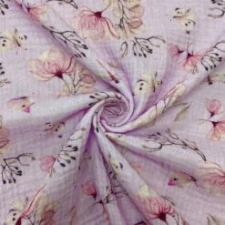 Flowers And Butterflies Double Gauze Fabric -Ernst Fabric Store AA36A9D9 EA32 417C B506 160DC9747081
