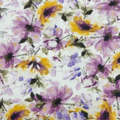 Flower Paintings On White Viscose Challis Fabric -Ernst Fabric Store AAACB9C9 6620 4ADB A458 AEA87A5E8ABF