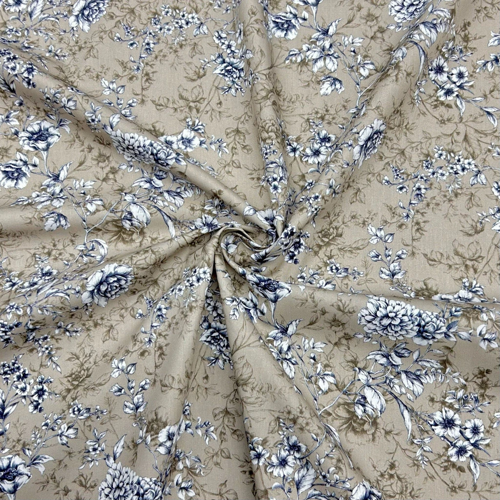 Graceful Meadow Rose & Hubble Cotton Poplin Fabric 12 Graceful Meadow Rose & Hubble Cotton Poplin Fabric - Image 12