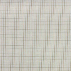 Cream Checkered Cotton Shirting Fabric