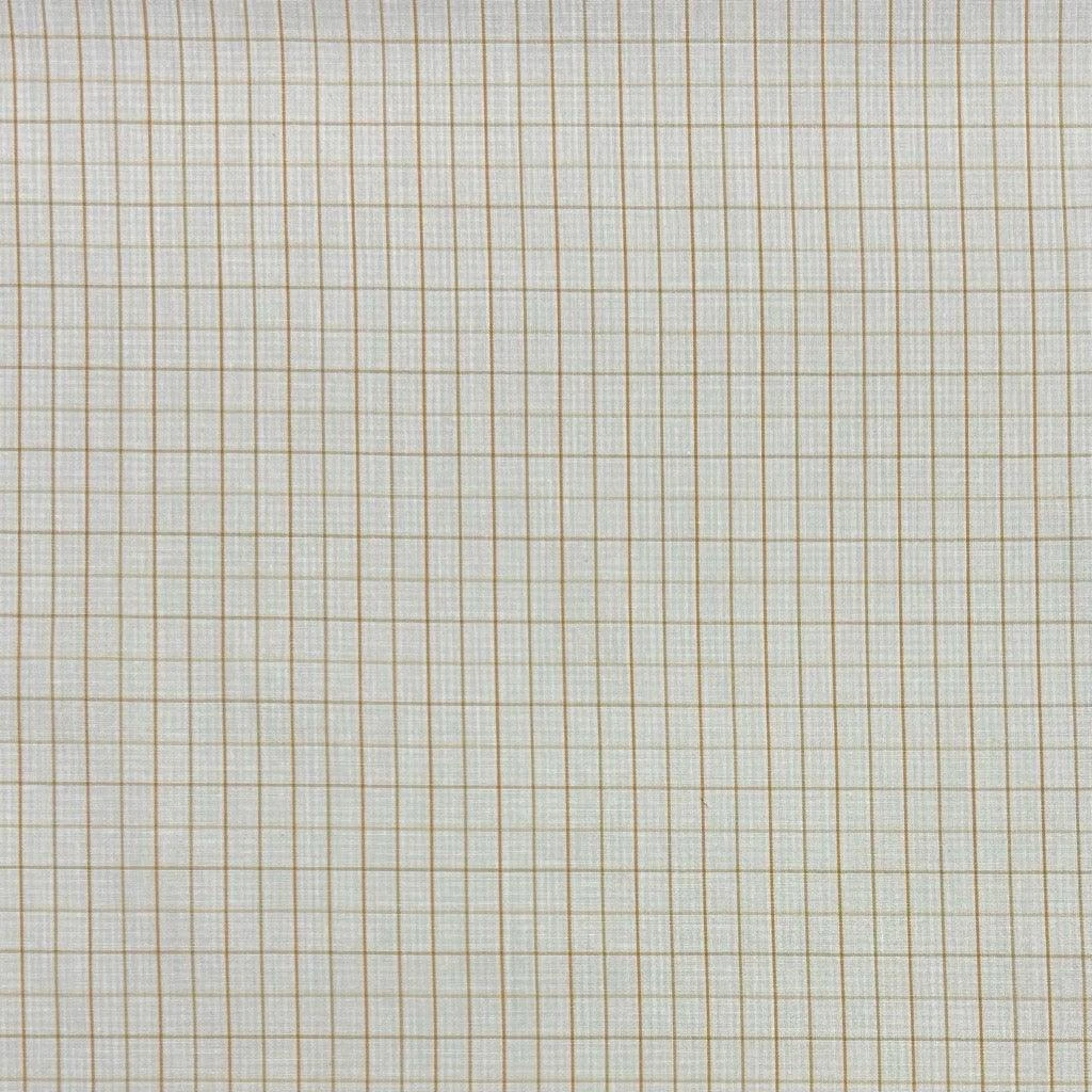 Cream Checkered Cotton Shirting Fabric 1 Cream Checkered Cotton Shirting Fabric
