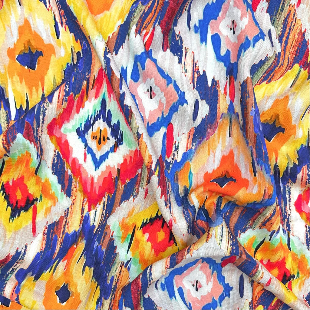 Diamond Dreams Viscose Challis Fabric 3 Diamond Dreams Viscose Challis Fabric - Image 3