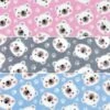 Bear Faces Anti Pill Polar Fleece Fabric