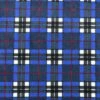 Royal Blue Checkered Anti Pill Polar Fleece Fabric