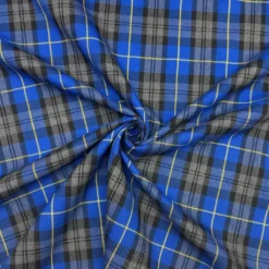 Royal Blue Checkered PolyViscose Tartan Fabric -Ernst Fabric Store AED3FCAE 7509 4D9B BC2C 0D3AC6020A9B