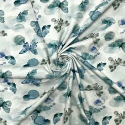 Butterflies On White Organic Cotton Jersey Fabric 8 Butterflies On White Organic Cotton Jersey Fabric -Ernst Fabric Store B15FE3CD A441 494F 90BF 0A09BD929C74