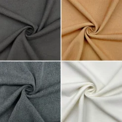 Plain Wool Touch Crepe Fabric