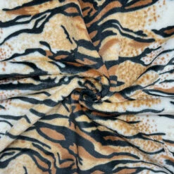 Brown Tiger Print Cuddle Fleece Fabric -Ernst Fabric Store B21ABB97 142F 4A40 9093 E70FC7381AD6