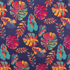 Dark Tropics Rose & Hubble Cotton Poplin Fabric