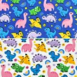 Dinosaur Land Anti Pill Polar Fleece Fabric