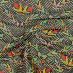 Bright Pattern Faux Silk Fabric -Ernst Fabric Store B7129782 61FF 4525 A09B 13F461B2AD47