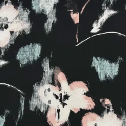 Large Pixelated Flowers Jersey Fabric