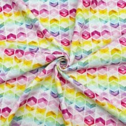 Rainbow Geometric Designs Linen Mix Fabric -Ernst Fabric Store B8122378 1B8F 4268 BE01 E3ED95C10EE2
