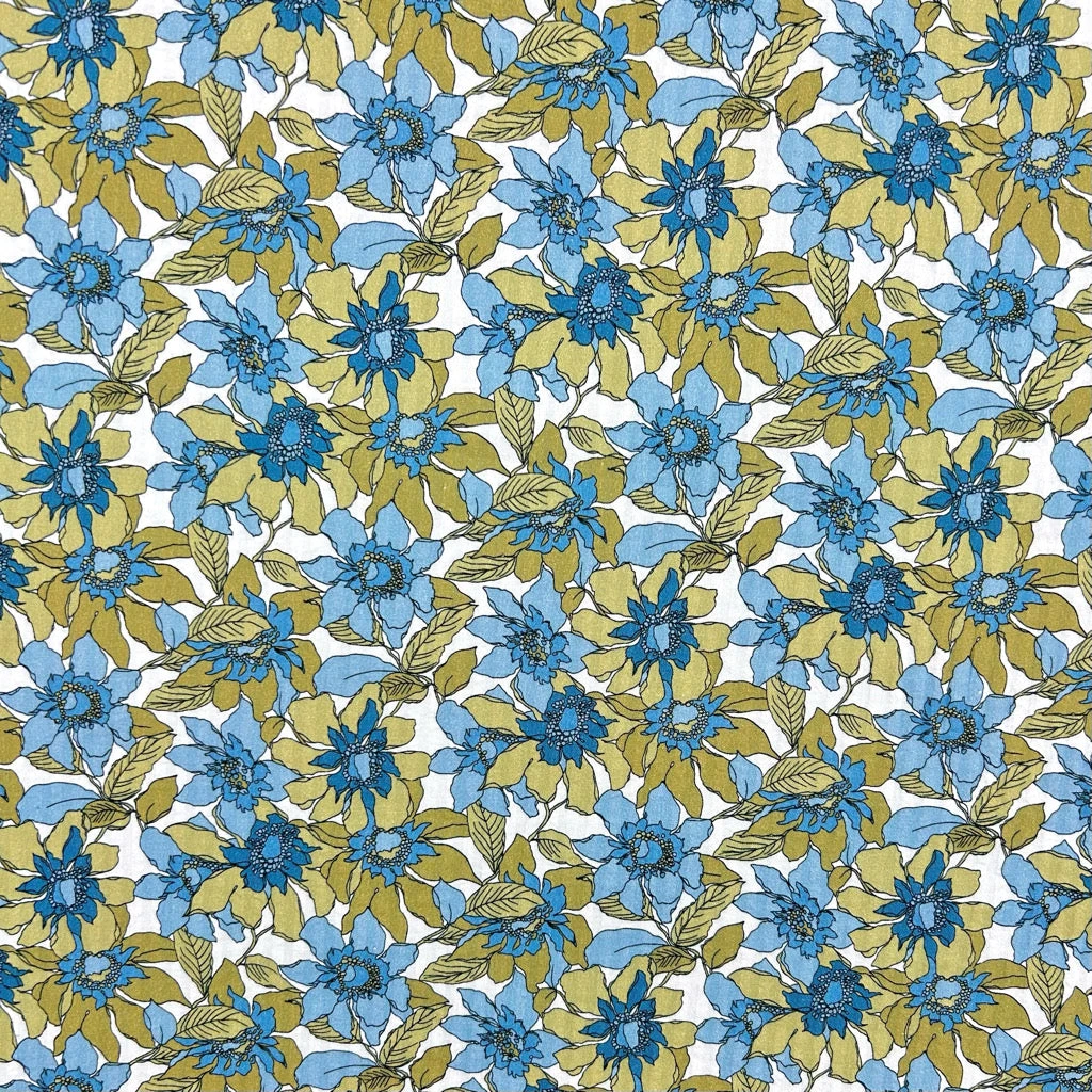 Bright Bloom Cotton Seersucker Fabric 5 Bright Bloom Cotton Seersucker Fabric - Image 5