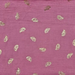 Gold Leaf On Dusky Pink Double Gauze Fabric 5 Gold Leaf On Dusky Pink Double Gauze Fabric -Ernst Fabric Store BB1B80BB 6008 4B47 9DD4 B59BF856F858