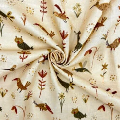 Birdsong Blossom Flat Double Gauze Fabric -Ernst Fabric Store BE2D9E85 0E35 43DA B81E 4838D7D64CE6