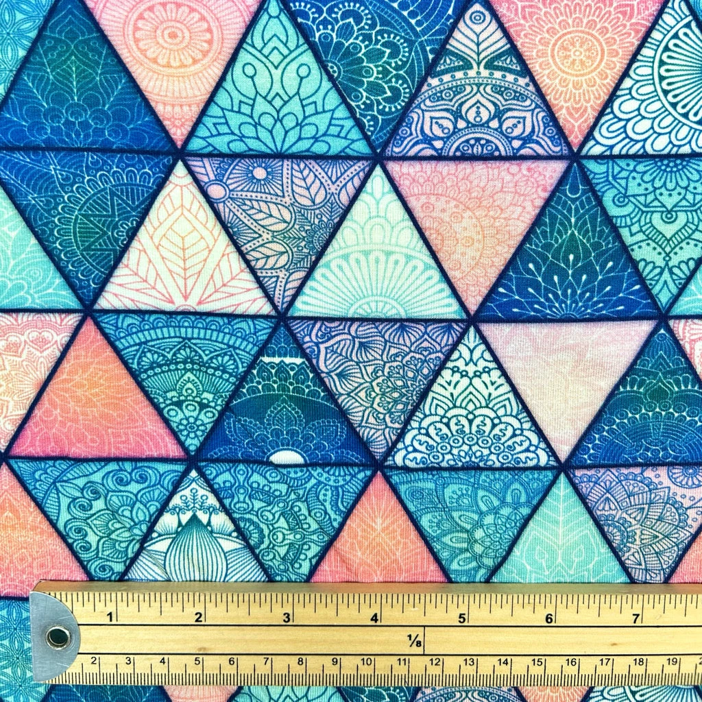 Prism Shapes Viscose Jersey Fabric 3 Prism Shapes Viscose Jersey Fabric - Image 3